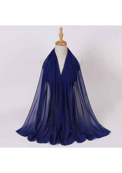 Eşarp Baş Bandı Yumuşak Degrade Renkli Stil Eşarp Geniş Yan Ince Şal (Yurt Dışından)