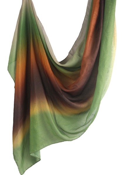 Eşarp Baş Bandı Yumuşak Degrade Renkli Stil Eşarp Geniş Yan Ince Şal (Yurt Dışından)