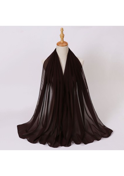 Eşarp Baş Bandı Yumuşak Degrade Renkli Stil Eşarp Geniş Yan Ince Şal (Yurt Dışından)