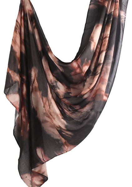 Eşarp Baş Bandı Yumuşak Degrade Renkli Stil Eşarp Geniş Yan Ince Şal (Yurt Dışından)