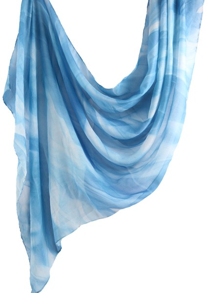 Eşarp Baş Bandı Yumuşak Degrade Renkli Stil Eşarp Geniş Yan Ince Şal (Yurt Dışından)