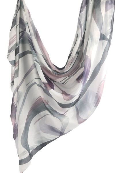 Eşarp Baş Bandı Yumuşak Degrade Renkli Stil Eşarp Geniş Yan Ince Şal (Yurt Dışından)