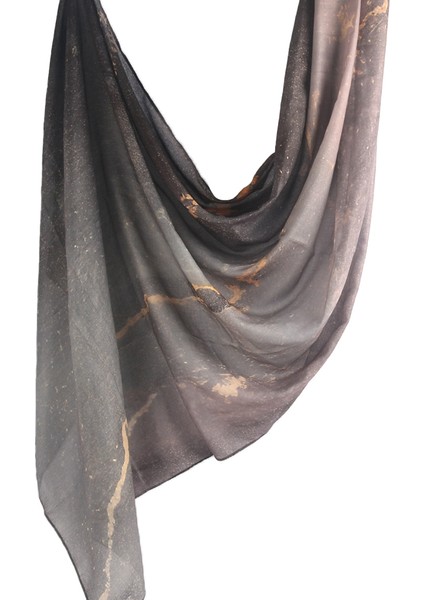 Eşarp Baş Bandı Yumuşak Degrade Renkli Stil Eşarp Geniş Yan Ince Şal (Yurt Dışından)