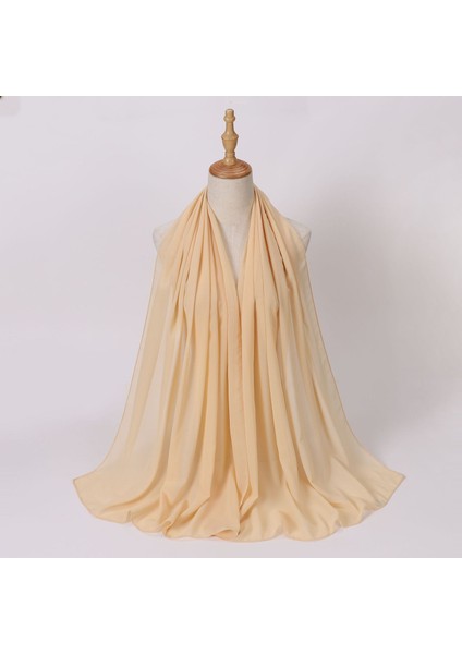 Eşarp Baş Bandı Yumuşak Degrade Renkli Stil Eşarp Geniş Yan Ince Şal (Yurt Dışından)