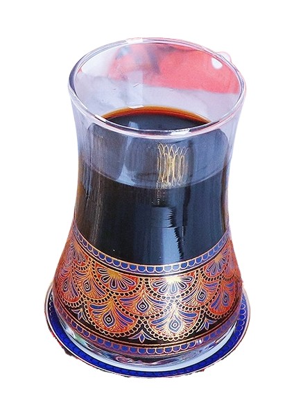 Fincan ve Tabak Seti Kahve Kupa Cam Bardak Kaşık Çiçek Çay Ikindi Çayı (Yurt Dışından)