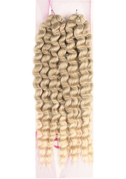 Nice Bulk Afro Su Dalgası Saç - Küllü Balköpüğü / Platin Ombreli
