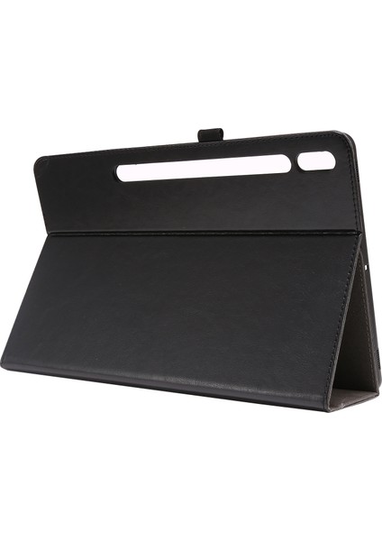 Samsung Galaxy Tab S7+ T970/T976B Için 2 Katlanır Pu Deri Kılıf Samsung Galaxy Tab S8+ / Tab S8 Plus / Tab S7 Fe / Tab S7+ T970/T976B (Yurt Dışından)