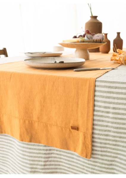 Linen Runner Hardal 45 x 160