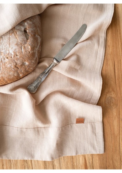 Linen Runner Bej 45 x 160