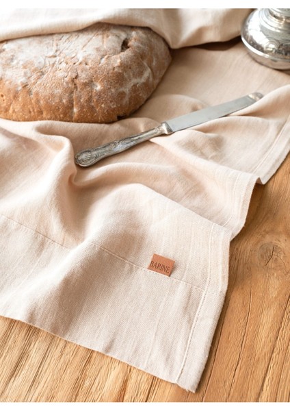 Linen Runner Bej 45 x 160