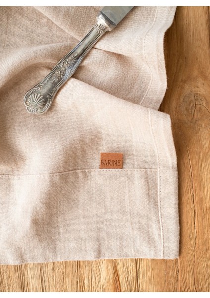 Linen Runner Bej 45 x 160