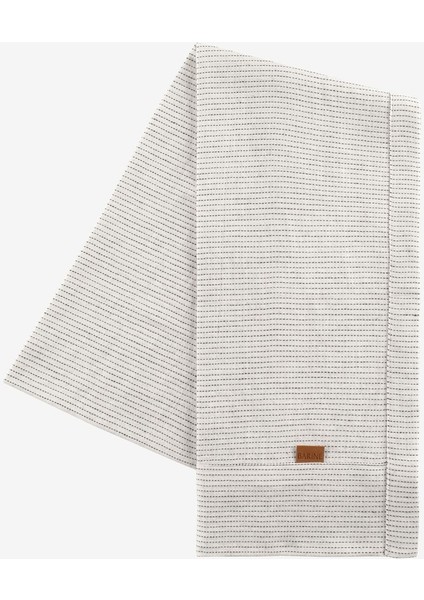 Linen Runner Kirik Beyaz/siyah Cizgili 45 x 160 modelleri