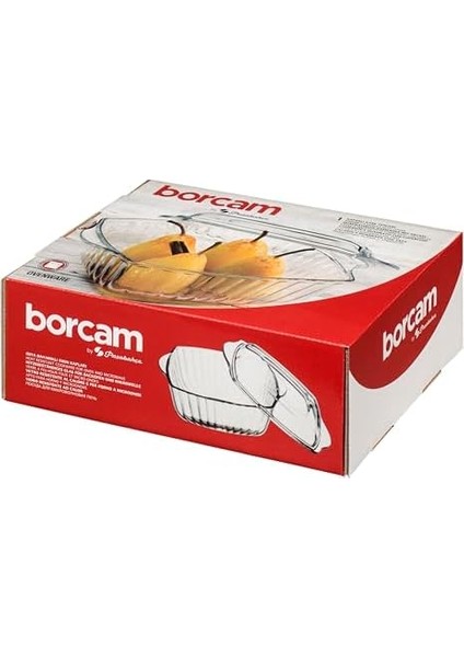 Borcam Kapaklı Orta Boy Kare Tencere