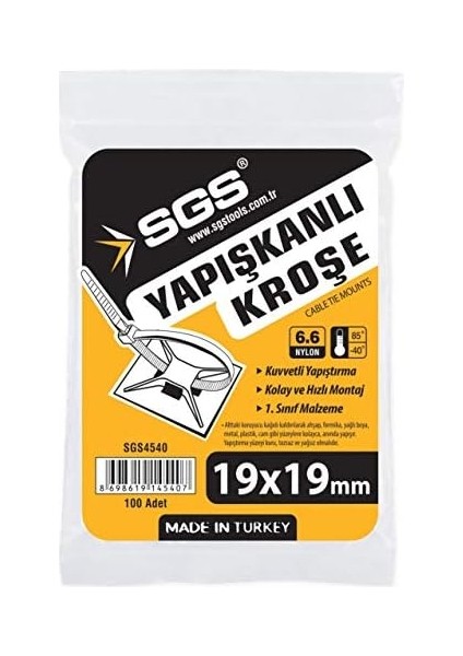2.5 x 100 Naylon Kablo Bağı