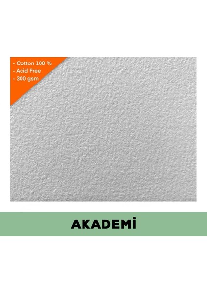 Suluboya Kağıdı Akademi Blok (Cold Press) 41x31cm, %100 Pamuk, 300gr (20 Yaprak) fiyatları