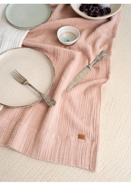Müslin Runner Pembe 50 x 160 indirimleri