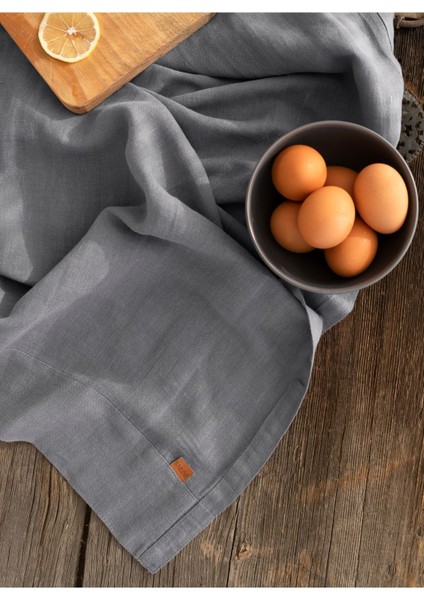 Linen Runner Gri 45 x 250 modelleri