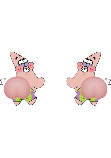 Kapı Çarpışma Önleyici Çıkartma Araba Sevimli Kıç Silikon Çarpışma Önleyici Şerit Kapı Açma Çizilme Önleyici Çıkartma (Yurt Dışından)