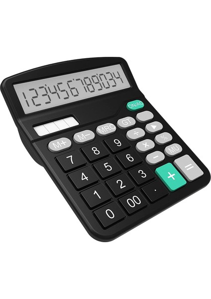 Ev 12 Haneli El I Masaüstü Hesap Makinesi Güç (Yurt Dışından)