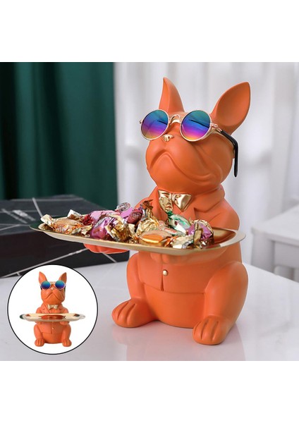 Icı Heykel Figürleri Ş Tuşları Depolama Süslemeler Hediye Turuncu 19X20X23.5CM (Yurt Dışından) fırsatları