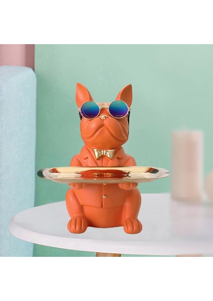 Icı Heykel Figürleri Ş Tuşları Depolama Süslemeler Hediye Turuncu 19X20X23.5CM (Yurt Dışından) indirimleri