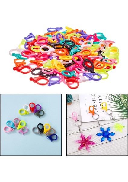 100PCS Snap Clips Istakoz Pençe I, I, I Çok (Yurt Dışından)