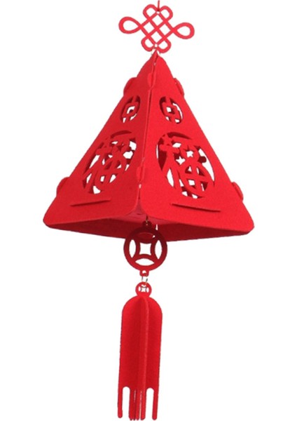 2 Üçgen Çin , 3D , Lucky Red Fu (Yurt Dışından)