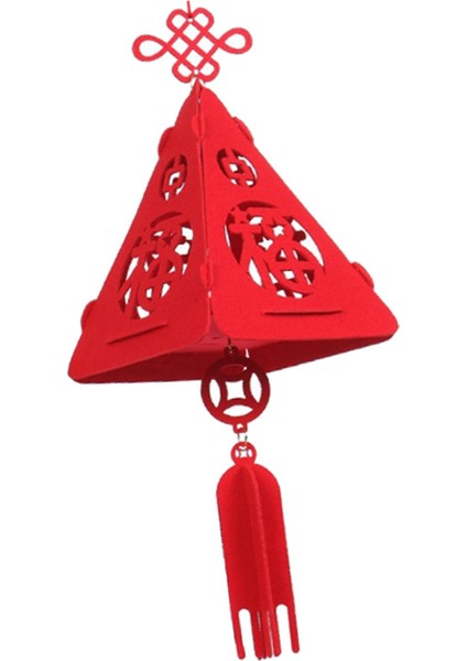 2 Üçgen Çin , 3D , Lucky Red Fu (Yurt Dışından)
