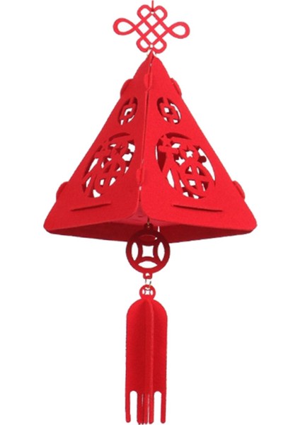 2 Üçgen Çin , 3D , Lucky Red Fu (Yurt Dışından)