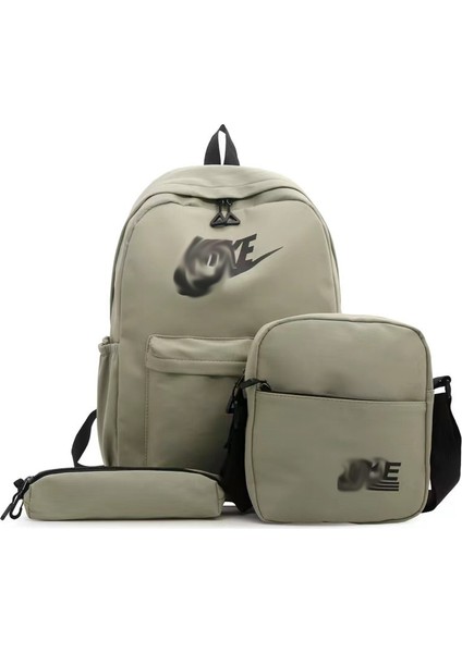 Yeni Üç Parçalı Sırt Çantası, Üniversite Öğrencileri Için Okul Çantası, Eğlence Seyahat Spor Çantası (Yurt Dışından)