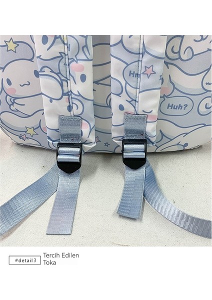 Yeni Üç Parçalı Okul Çantası Kız Ortaokul Öğrencisi Sırt Çantası Grafiti Karikatür Sevimli Sırt Çantası (Yurt Dışından) indirimleri