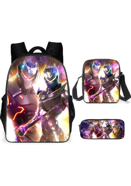 Öğrenci Okul Çantası Üç Parçalı Okul Çantası Kalem Çantası Sırt Çantası (Yurt Dışından)