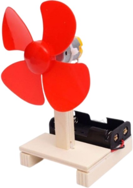 Çocuk Dönüyor, Dıy Electric Fan 4 Iq Eğ , Kırmızı (Yurt Dışından) fiyatları