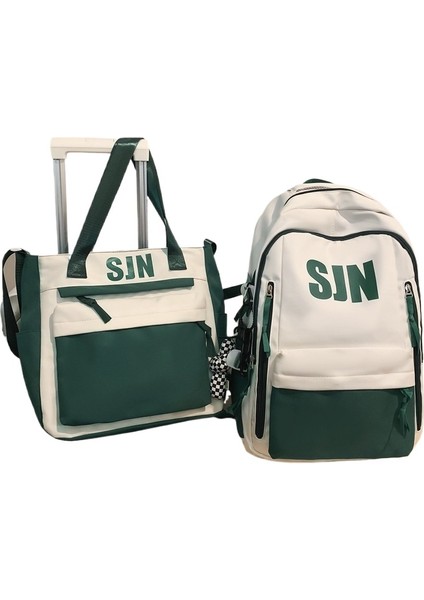 Yeni Okul Çantası, Lise Öğrencisi Okul Çantası, Büyük Kapasiteli Sırt Çantası, Iki Parçalı Sırt Çantası (Yurt Dışından)