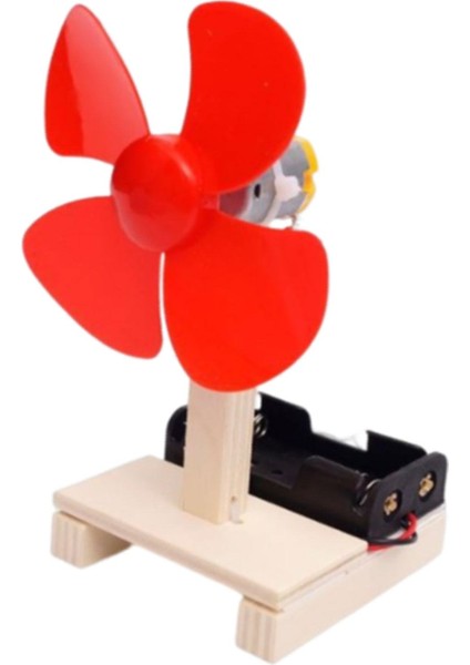 Çocuk Dönüyor, Dıy Electric Fan 4 Iq Eğ , Kırmızı (Yurt Dışından) indirimleri