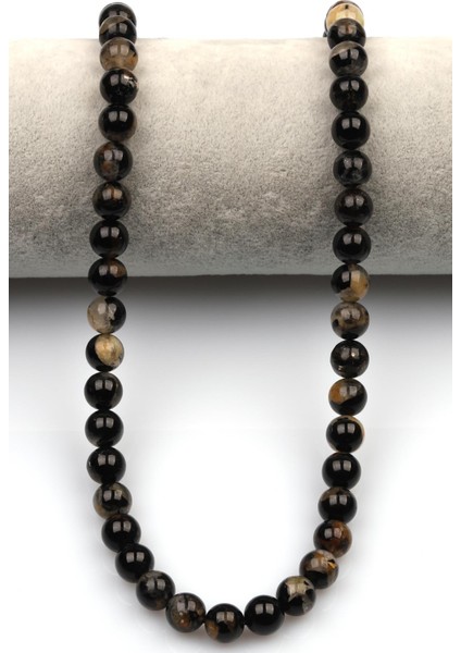 Siyah Turmalin Doğal Taş Dizi 8 mm Küre Kesim fiyatları