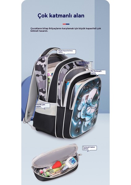 Ilkokul Öğrencileri Için Yeni Sırt Çantası 2 Ila 5 Sınıf Iki Parçalı Sırt Çantası Okul Çantası (Yurt Dışından) modelleri