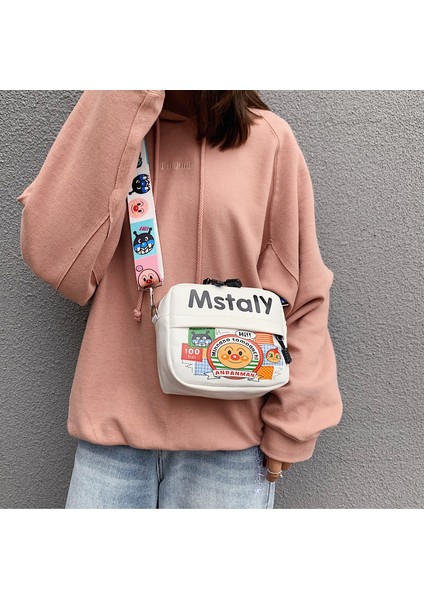 Karikatür Küçük Çanta Yeni Çok Yönlü Öğrenci Çantası Rahat Omuz Çantası Çapraz Gövde Küçük Çanta (Yurt Dışından)