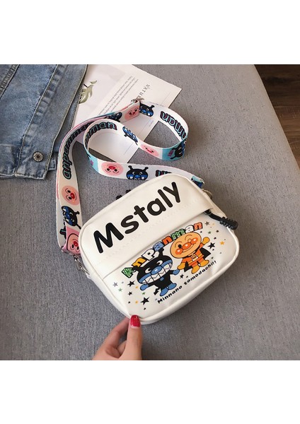 Karikatür Küçük Çanta Yeni Çok Yönlü Öğrenci Çantası Rahat Omuz Çantası Çapraz Gövde Küçük Çanta (Yurt Dışından)