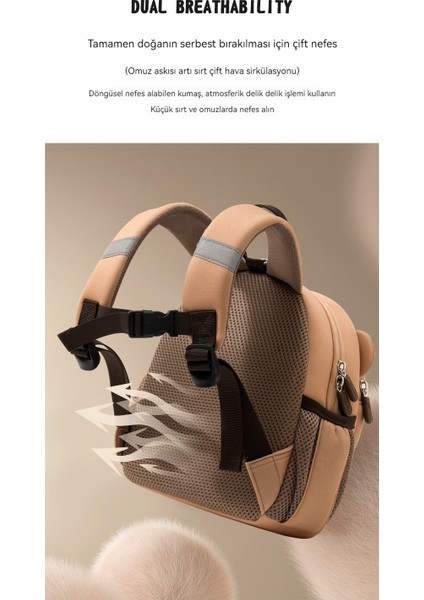 Yeni Çocuk Anaokulu Okul Çantası Sırt Çantası (90-130CM Yükseklik Bebek Için Uygun) (Yurt Dışından) fırsatları