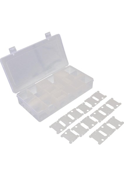 18 Slot Nakış Ipliği Diş Floss Depolama Öılıfı 100 Diş Ipi (Yurt Dışından)