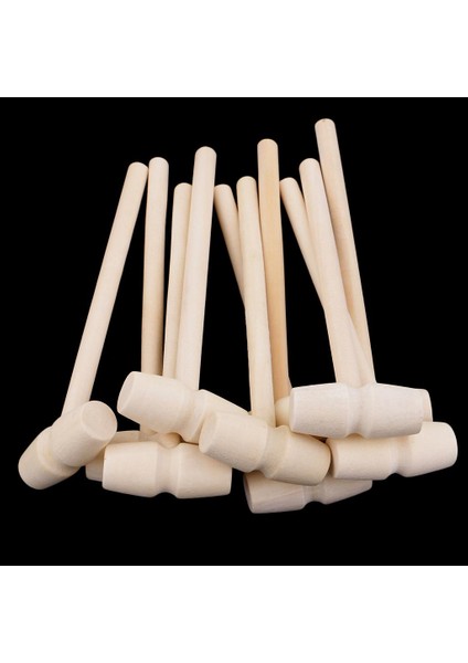 10 Mini Doğal Ahşap Çekiç Çocuklar Için Dollhouse Evi Seçeneği 1-10 Pcs (Yurt Dışından) fırsatları