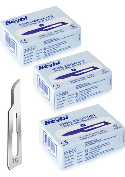 Bistürii Ucu No:15 (3 kutu) 300ADET