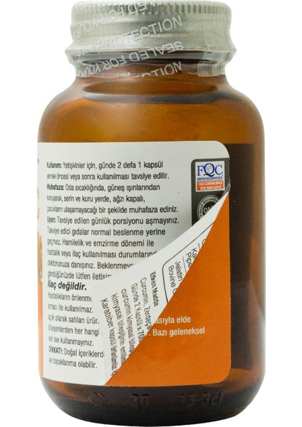 Zerdeçal Karabiber 60 Kapsül x 880 mg