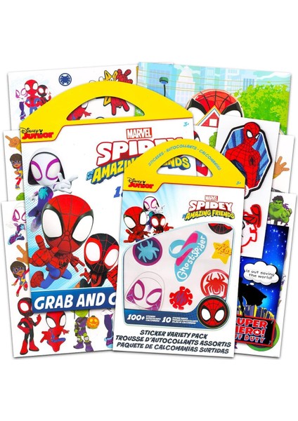 Spidey ve Inanılmaz Arkadaşları Sticker Çıkartma Albüm Dergisi + 2 Paket (10 Adet Sticker) modelleri