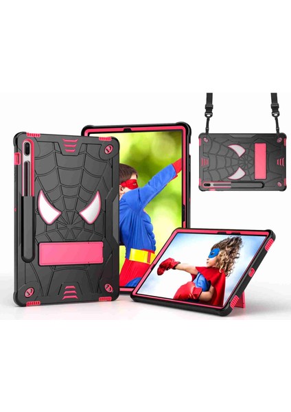 Samsung Galaxy Tab S7 Fe / S7+ / S8+ Için Örümcek Dokulu Kılıf (Yurt Dışından)