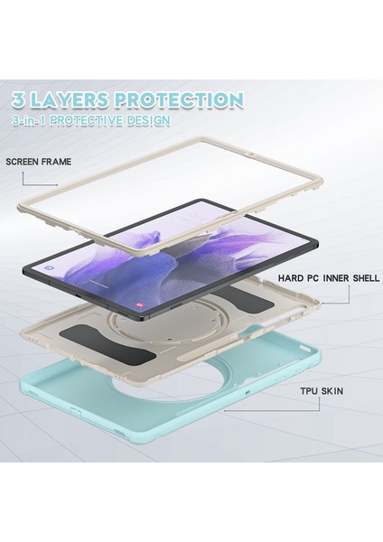 Samsung Galaxy Tab S7+/s7 Fe 12.4 Inç T970 Tpu+Pc Kılıf Için Samsung Galaxy Tab S8+ / Tab S8 Plus / Tab S7 Fe / Tab S7+/s7 Fe 12.4 Inç T970 (Yurt Dışından) indirimleri