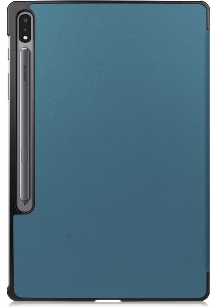 Samsung Galaxy Tab S8+ / Tab S8 Plus / Tab S7 Fe / Tab S7+ Için Pu Deri Kılıf (Yurt Dışından)