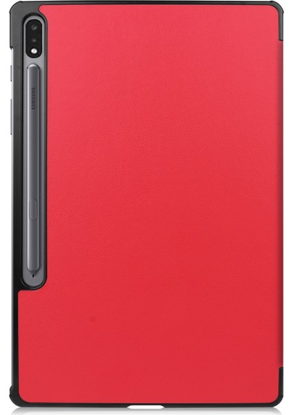 Samsung Galaxy Tab S8+ / Tab S8 Plus / Tab S7 Fe / Tab S7+ Için Pu Deri Kılıf (Yurt Dışından)
