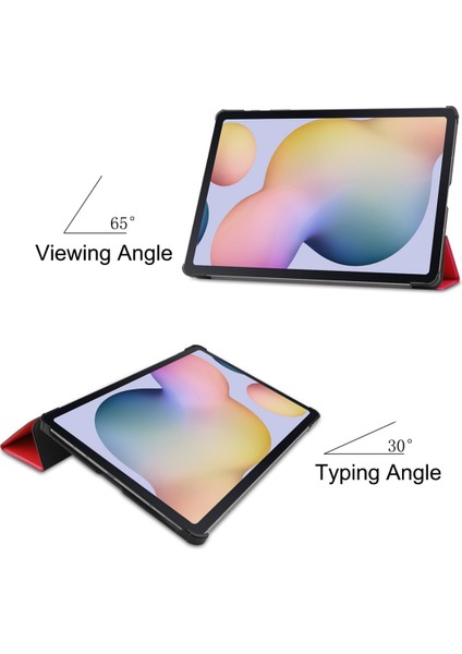 Samsung Galaxy Tab S8+ / Tab S8 Plus / Tab S7 Fe / Tab S7+ Için Pu Deri Kılıf (Yurt Dışından)